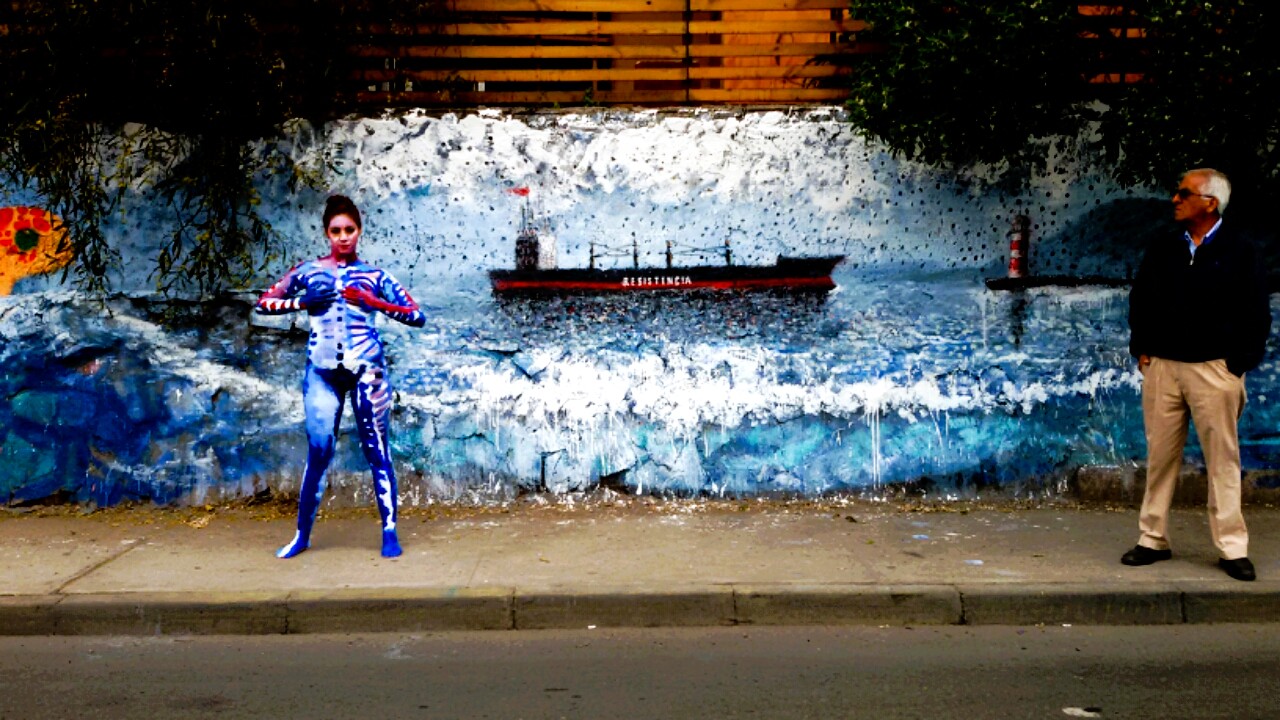 07.12 - SERIE: MUJER AZUL XII - CUERPOS PINTADOS - 2014 - 2019 